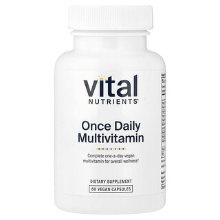 Vital Nutrients, Once Daily Multivitamin, 60 Vegan Capsules