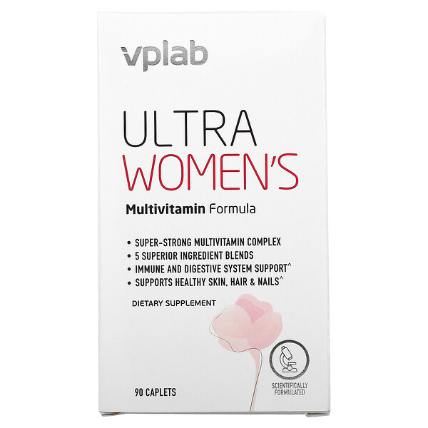 Vplab, Ultra Women’s Multivitamin Formula, 90 Caplets