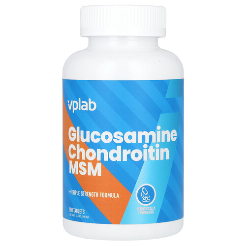 Vplab Glucosamine Chondroitin MSM, 180 Tablets