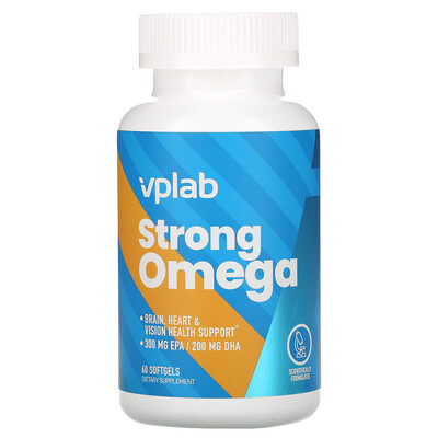 Vplab Strong Omega, 60 Softgels