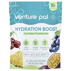 Hydration Boost, суміш для напоїв із електролітами, різноманітна упаковка, 16 упаковок по 8 г (0,28 унції)