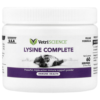 VetriScience, Lysine Complete, Formula Kucing, 2.75 oz (78 g)