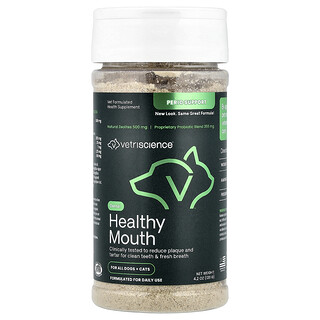 VetriScience, Mulut Sihat, Untuk Semua Anjing + Kucing, 4.2 oz (120 g)