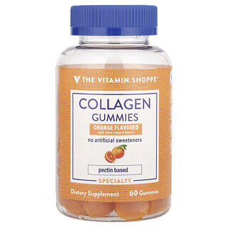 The Vitamin Shoppe, Gomitas con colágeno, Naranja, 60 gomitas (250 mg por gomita)