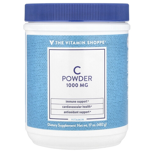 The Vitamin Shoppe, C Powder, Vitamin-C-Pulver, 482 mg (17 oz.)