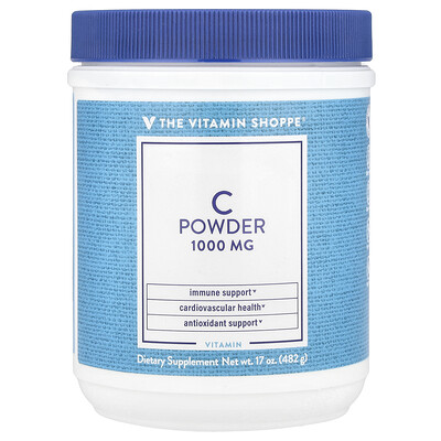 The Vitamin Shoppe  C Powder  17 oz (482 mg)