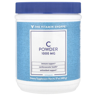 The Vitamin Shoppe, Vitamina C en polvo, 482 mg (17 oz)