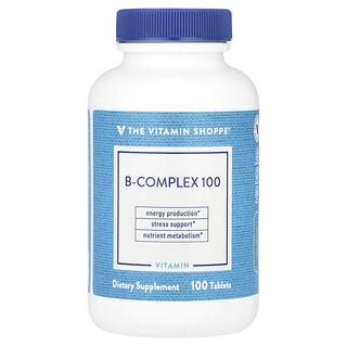 The Vitamin Shoppe, B 族維生素複合物 100，100 片