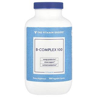 The Vitamin Shoppe, B-Complex 100, 300 plantaardige capsules