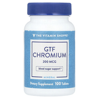 The Vitamin Shoppe, GTF Chróm, 200 mcg, 100 tabliet