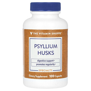 The Vitamin Shoppe, Psylliumfrøskaller, 100 kapsler (720 mg pr. kapsel)