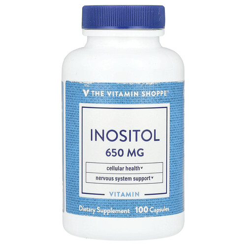 ザ・ビタミンショップ The Vitamin Shoppe, イノシトール、650mg、100粒