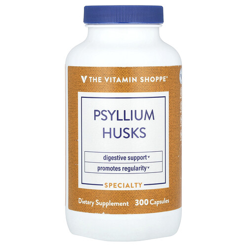 The Vitamin Shoppe, Psyllium Husks, 300 Capsules (720 mg per Capsule)