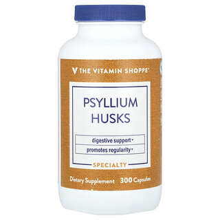 The Vitamin Shoppe, Psyllium Husks, 300 Capsules (720 mg per Capsule)
