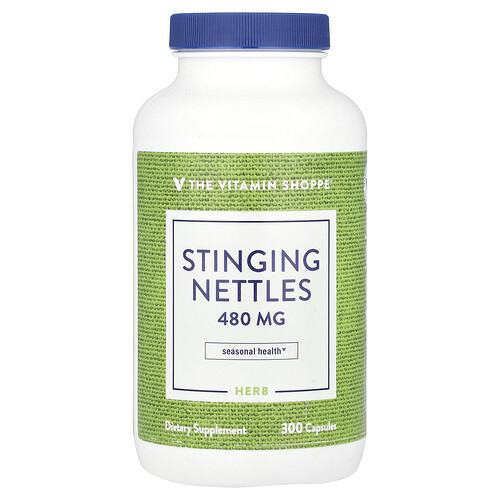 The Vitamin Shoppe Stinging Nettles, 480 mg, 300 Capsules