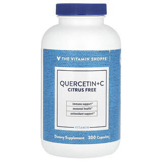 The Vitamin Shoppe, 퀘르세틴+C, 캡슐 300정