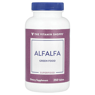 The Vitamin Shoppe, Alfalfa, 250 tabletten