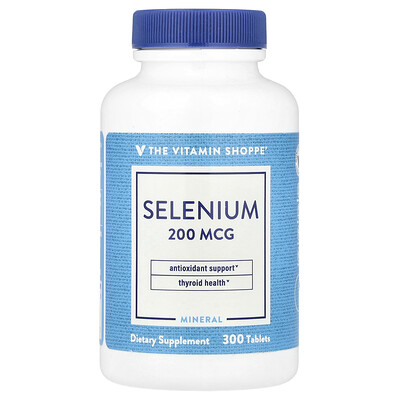 The Vitamin Shoppe Selenium 300 Tablets