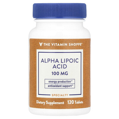 The Vitamin Shoppe Alpha Lipoic Acid 120 Tablets