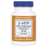 The Vitamin Shoppe 5-HTP With Vitamin B6, 60 Capsules product packaging