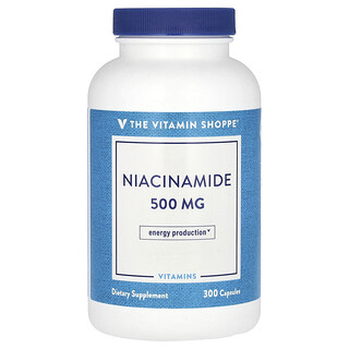 The Vitamin Shoppe, Niacinamid, 500 mg, 300 Kapsül