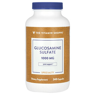The Vitamin Shoppe, Glukozamin Sülfat, 1.000 mg, 240 Kapsül