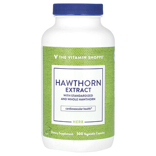 The Vitamin Shoppe, Extracto de espino, 300 cápsulas vegetales