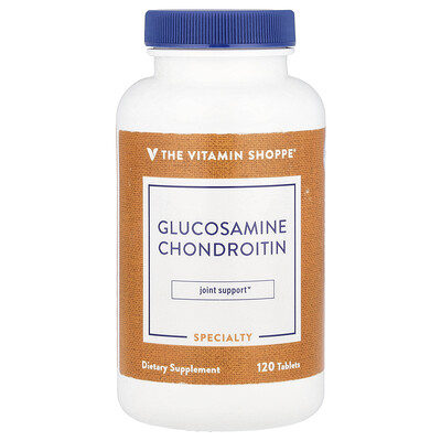 The Vitamin Shoppe Glucosamine Chondroitin 120 Tablets