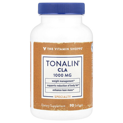 The Vitamin Shoppe  Tonalin® CLA  1 000 mg  90 Softgels