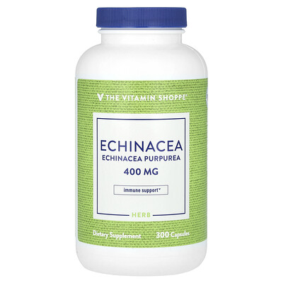 The Vitamin Shoppe  Echinacea  400 mg  300 Capsules