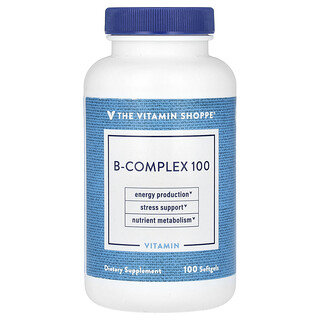 The Vitamin Shoppe, B-Complex 100，100 粒軟膠囊