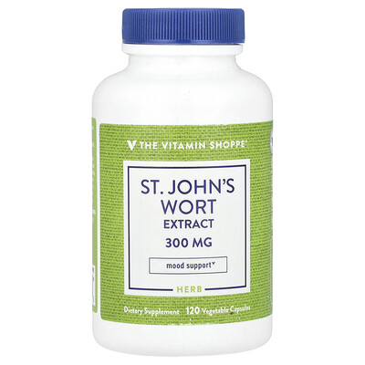 The Vitamin Shoppe  St. John's Wort Extract   300 mg   120 Vegetable Capsule