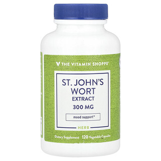 The Vitamin Shoppe, Extrait de millepertuis, 300 mg, 120 capsules végétales