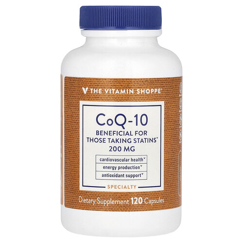 The Vitamin Shoppe CoQ-10, 200 mg, 120 Capsules