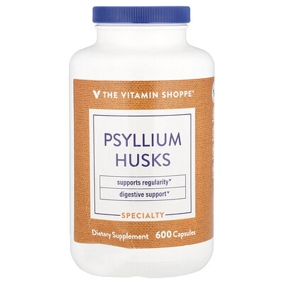 The Vitamin Shoppe  Psyllium Husks  720 mg  600 Capsules