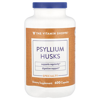 The Vitamin Shoppe, Coques de psyllium, 600 capsules (720 mg par capsule)