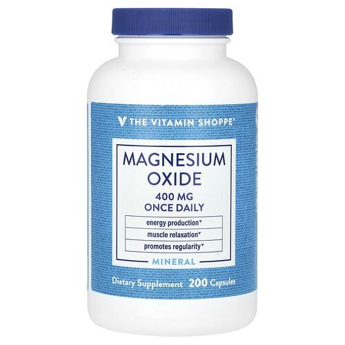 The Vitamin Shoppe оксид магния 400 мг 200 капсул