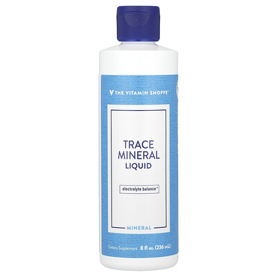 The Vitamin Shoppe  Trace Mineral Liquid  8 fl oz (236 ml)
