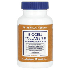 BioCell Collagen II з гіалуроновою кислотою, 60 рослинних капсул