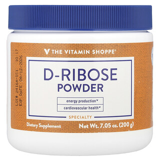 The Vitamin Shoppe, D-ribosepoeder, 7,05 oz (200 g)