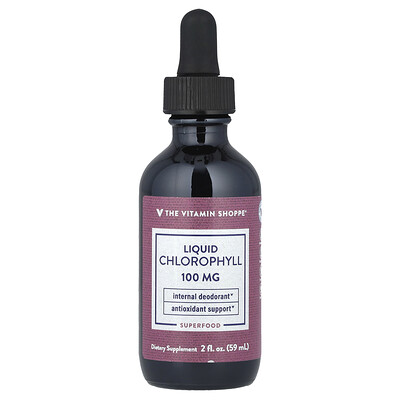 The Vitamin Shoppe  Liquid Chlorophyll  2 fl oz (59 ml)