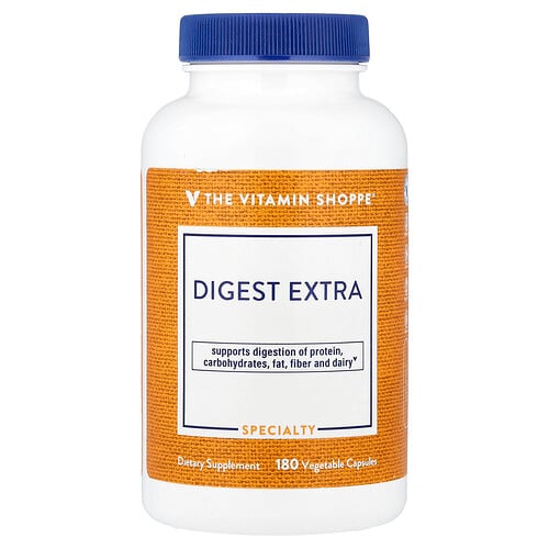 The Vitamin Shoppe, Digest Extra, Digest Extra, 180 pflanzliche Kapseln