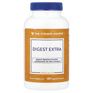 The Vitamin Shoppe, Digest Extra, 180 tərəvəz kapsulası