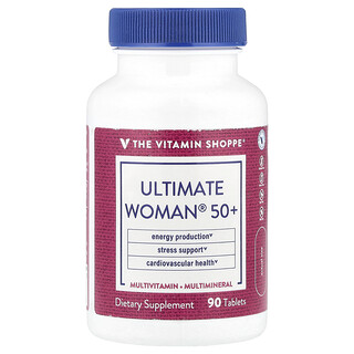 ذا فيتامين شوب‏, Ultimate Woman® 50+ ، فيتامينات متعددة ومعادن ، 90 قرصًا