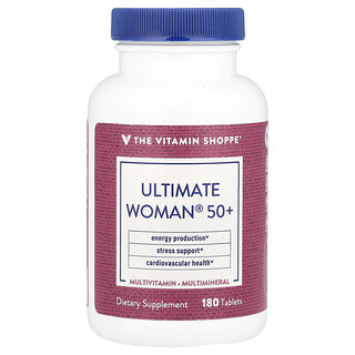 The Vitamin Shoppe, Ultimate Woman® 50+, Multivitamin & Multimineral, 180 Tablets