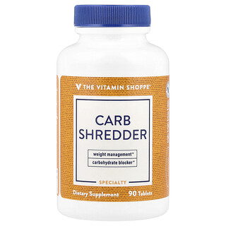 The Vitamin Shoppe, Carb Shredder, 90 comprimidos