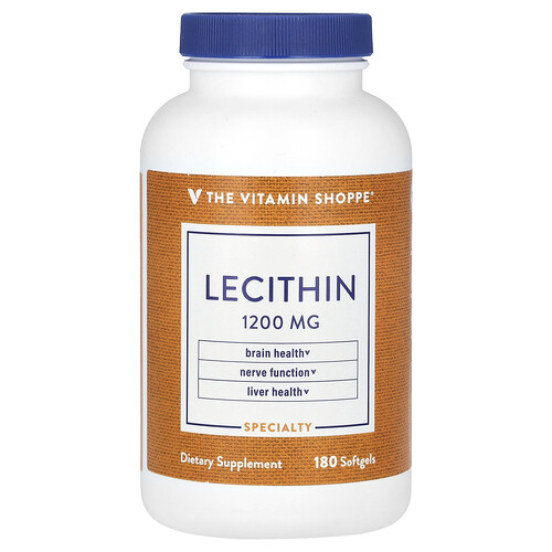 The Vitamin Shoppe Lecithin, 1,200 mg, 180 Softgels