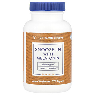 The Vitamin Shoppe, Snooze-In With Melatonin, 120 Capsules