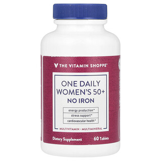 The Vitamin Shoppe, One Daily Women's 50+, No Iron, 60 Tablets