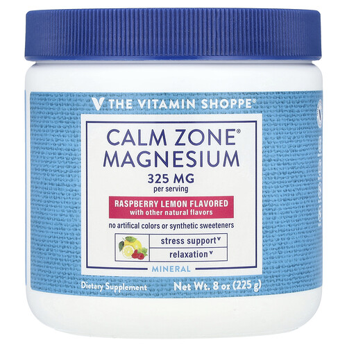 Calm Zone Magnesium 325 mg Raspberry Lemon